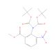 2-[Bis[(tert-butyloxy)carbonyl]amino]-3-nitrobenzoic Acid Methyl Ester (CAS 342794-46-1) - chemical structure image