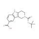 2-Boc-1,3,4,5-tetrahydro-pyrido[4,3-b]indole-8-carboxylic acid (CAS 300715-96-2) - chemical structure image