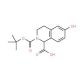 2-Boc-6-Hydroxy-1,2,3,4-tetrahydro-isoquinoline-1-carboxylic acid 的分子结构, CAS编号: 362492-00-0 2-Boc-6-Hydroxy-1,2,3,4-tetrahydro-isoquinoline-1-carboxylic acid (CAS 362492-00-0) - chemical structure image