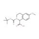 2-Boc-6-methoxy-3,4-dihydro-1H-isoquinoline-1-carboxylic acid (CAS 499139-27-4) - chemical structure image