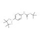 2-(BOC-Amino)pyridine-5-boronic acid, pinacol ester (CAS 910462-31-6) - chemical structure image