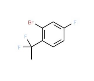 2-Bromo-1-(1,1-difluoroethyl)-4-fluorobenzene - chemical structure image
