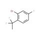 2-Bromo-1-(1,1-difluoroethyl)-4-fluorobenzene - chemical structure image