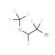 2-Bromo-1,2,2-trifluoroethyl trifluoromethyl ether (CAS 2356-55-0) - chemical structure image
