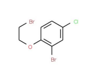 2-bromo-1-(2-bromoethoxy)-4-chlorobenzene (CAS 76429-65-7) - chemical structure image