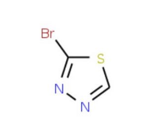 2-Bromo-1,3,4-thiadiazole (CAS 61929-24-6) - chemical structure image
