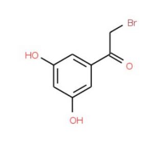 2-Bromo-1-(3,5-dihydroxyphenyl)ethanone (CAS 62932-92-7) - chemical structure image