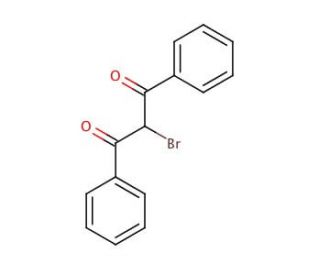 2-Bromo-1,3-diphenylpropane-1,3-dione (CAS 728-84-7) - chemical structure image