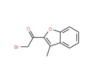2-bromo-1-(3-methyl-1-benzofuran-2-yl)ethanone (CAS 67382-14-3) - chemical structure image
