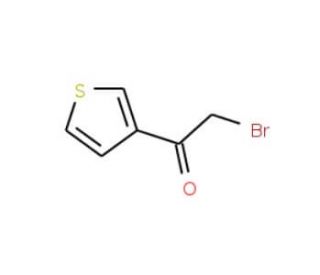 2-Bromo-1-(3-thienyl)-1-ethanone (CAS 1468-82-2) - chemical structure image
