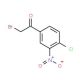2-bromo-1-(4-chloro-3-nitrophenyl)ethanone (CAS 22019-49-4) - chemical structure image