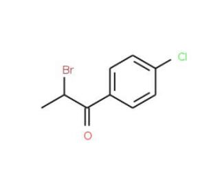 2-Bromo-1-(4-chloro-phenyl)-propan-1-one (CAS 877-37-2) - chemical structure image