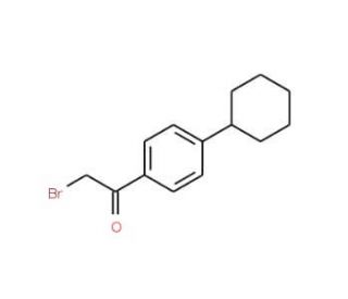 2-Bromo-1-(4-cyclohexylphenyl)ethanone (CAS 99433-28-0) - chemical structure image