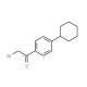 2-Bromo-1-(4-cyclohexylphenyl)ethanone (CAS 99433-28-0) - chemical structure image