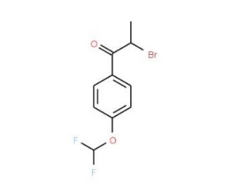 2-Bromo-1-(4-difluoromethoxy-phenyl)-propan-1-one - chemical structure image