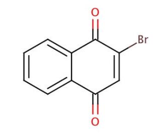 2-Bromo-1,4-naphthoquinone (CAS 2065-37-4) - chemical structure image