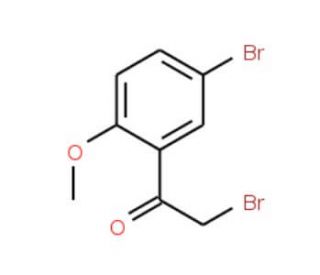2-Bromo-1-(5-bromo-2-methoxyphenyl)ethanone - chemical structure image