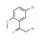 2-Bromo-1-(5-bromo-2-methoxyphenyl)ethanone - chemical structure image
