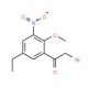 2-Bromo-1-(5-ethyl-2-methoxy-3-nitro-phenyl)-ethanone (CAS 683274-81-9) - chemical structure image