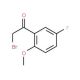 2-bromo-1-(5-fluoro-2-methoxyphenyl)ethan-1-one (CAS 343-04-4) - chemical structure image