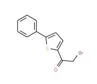 2-Bromo-1-(5-phenylthien-2-yl)ethan-1-one (CAS 10531-43-8) - chemical structure image