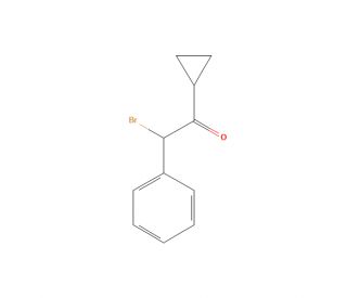 2-Bromo-1-cyclopropyl-2-phenylethanone (CAS 34650-68-5) - chemical structure image