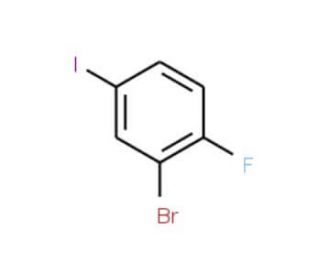 2-Bromo-1-fluoro-4-iodobenzene (CAS 811842-30-5) - chemical structure image
