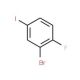 2-Bromo-1-fluoro-4-iodobenzene (CAS 811842-30-5) - chemical structure image