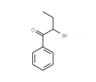 2-bromo-1-phenylbutan-1-one (CAS 877-35-0) - chemical structure image