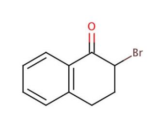 2-Bromo-1-tetralone (CAS 13672-07-6) - chemical structure image