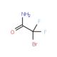2-Bromo-2,2-difluoro-acetamide (CAS 2169-67-7) - chemical structure image