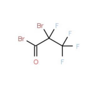 2-Bromo-2,3,3,3-tetrafluoropropanoyl bromide (CAS 41874-81-1) - chemical structure image