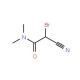 2-Bromo-2-cyano-N,N-dimethylacetamide (CAS 15430-62-3) - chemical structure image