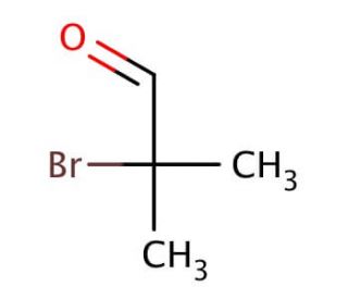 2-Bromo-2-methylpropanal - chemical structure image