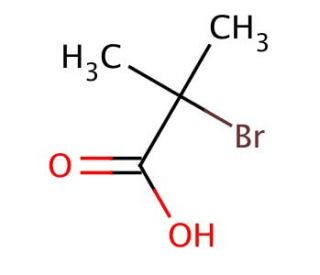 2-Bromo-2-methylpropionic acid (CAS 2052-01-9) - chemical structure image