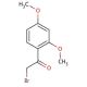 2-Bromo-2′,4′-dimethoxyacetophenone (CAS 60965-26-6) - chemical structure image
