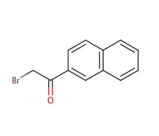 2-Bromo-2&prime;-acetonaphthone (CAS 613-54-7) - chemical structure image