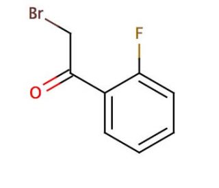 2-Bromo-2&prime;-fluoroacetophenone (CAS 655-15-2) - chemical structure image