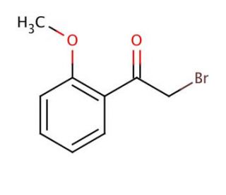 2-Bromo-2&prime;-methoxyacetophenone (CAS 31949-21-0) - chemical structure image
