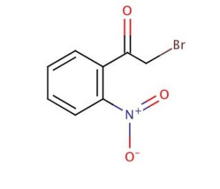 2-Bromo-2&prime;-nitroacetophenone (CAS 6851-99-6) - chemical structure image