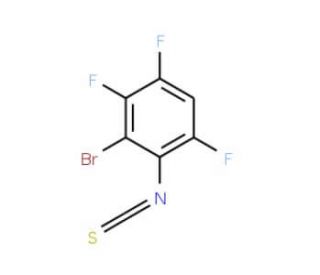 2-Bromo-3,4,6-trifluorophenylisothiocyanate - chemical structure image