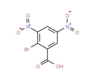 2-Bromo-3,5-dinitrobenzoic acid (CAS 116529-60-3) - chemical structure image