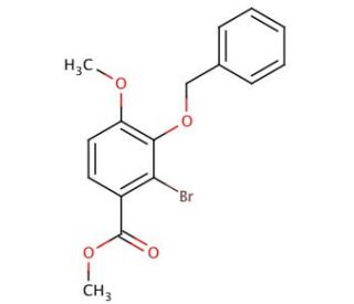 2-Bromo-3-benzyloxy-4-methoxybenzoic Acid Methyl Ester - chemical structure image