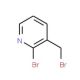 2-Bromo-3-(bromomethyl)pyridine (CAS 94446-97-6) - chemical structure image
