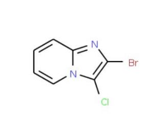 2-Bromo-3-chloroimidazo[1,2-a]pyridine (CAS 1159511-19-9) - chemical structure image