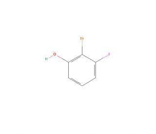 2-Bromo-3-iodophenol (CAS 863870-88-6) - chemical structure image