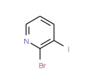 2-Bromo-3-iodopyridine (CAS 265981-13-3) - chemical structure image