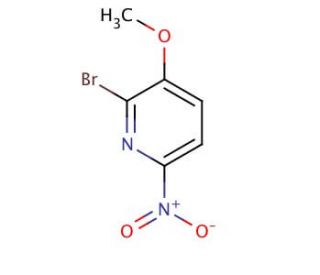 2-Bromo-3-methoxy-6-nitropyridine (CAS 76066-07-4) - chemical structure image