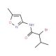 2-bromo-3-methyl-N-(5-methylisoxazol-3-yl)butanamide - chemical structure image