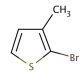 2-Bromo-3-methylthiophene (CAS 14282-76-9) - chemical structure image